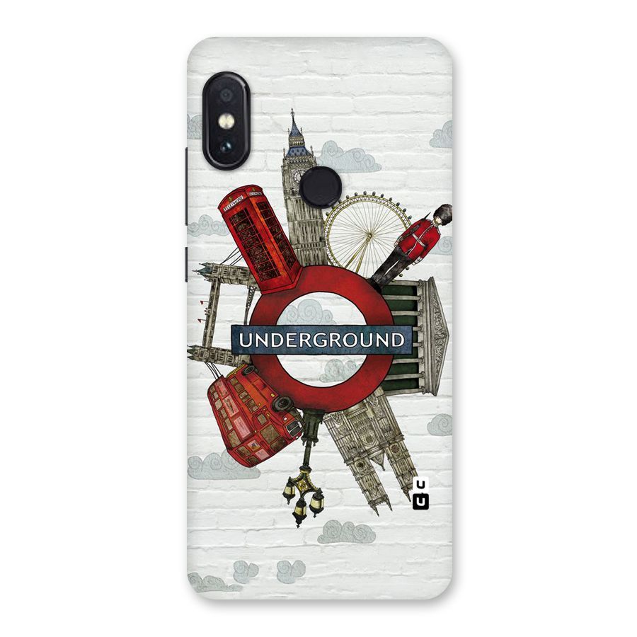 Underground Design Back Case for Redmi Note 5 Pro
