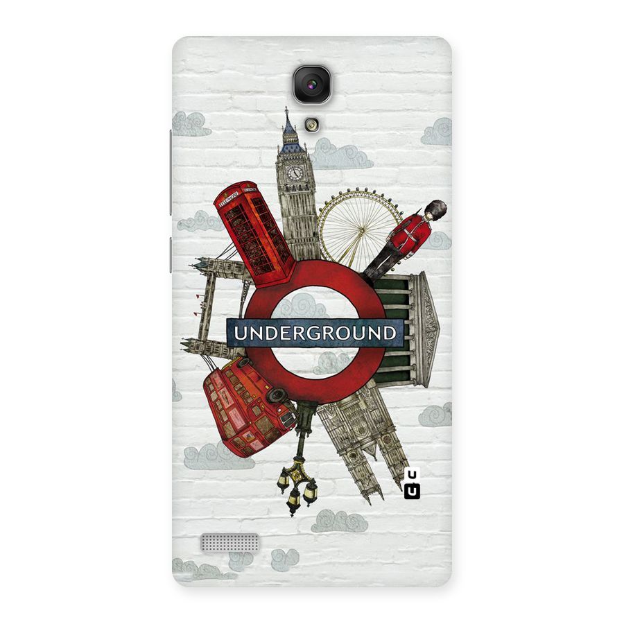 Underground Design Back Case for Redmi Note Prime