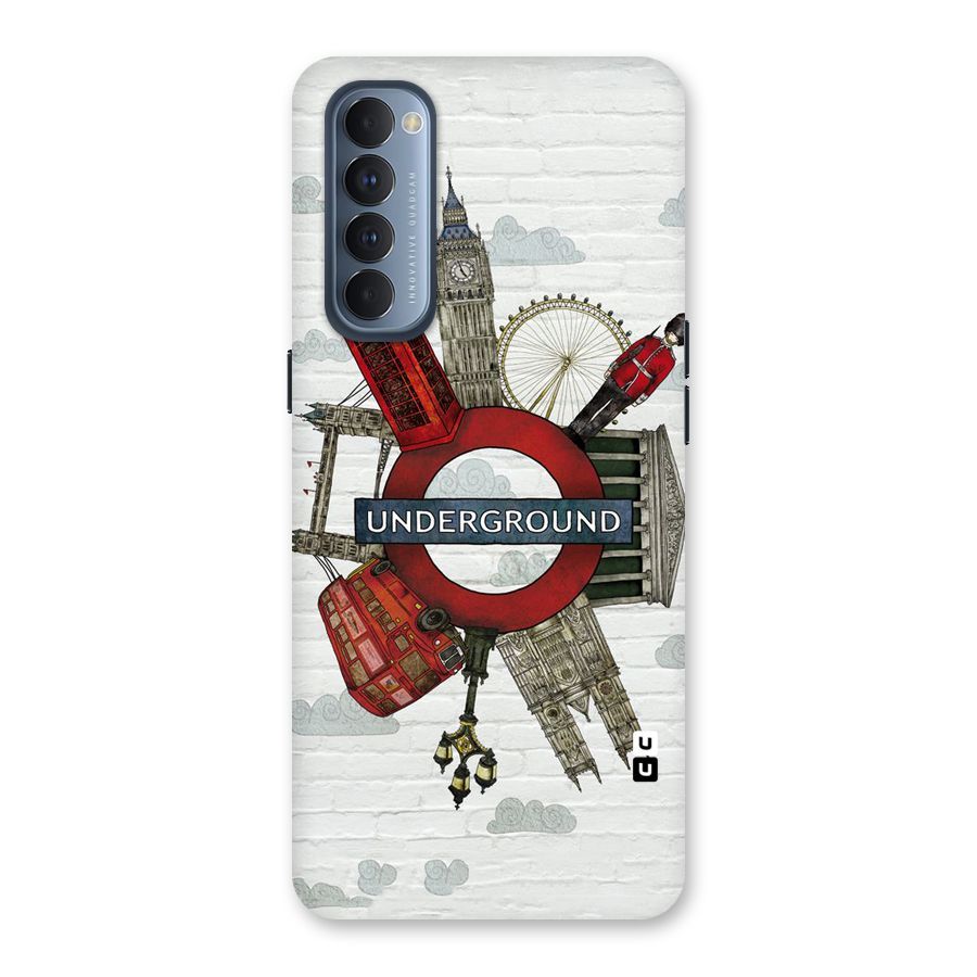 Underground Design Back Case for Reno4 Pro