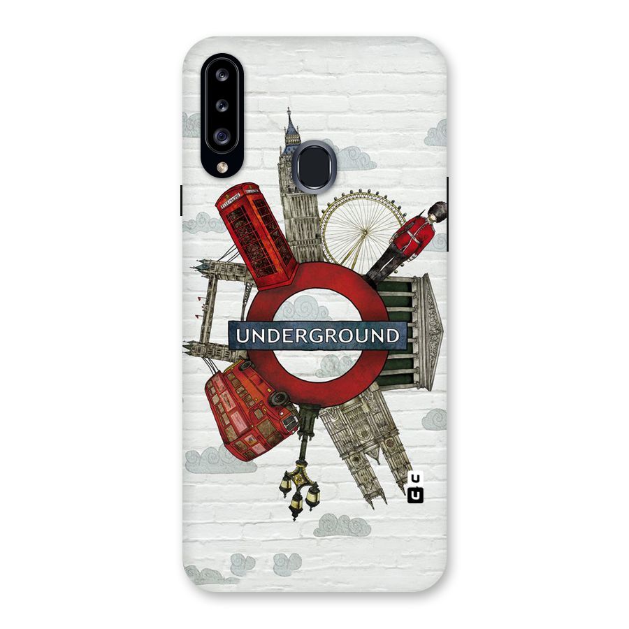 Underground Design Back Case for Samsung Galaxy A20s