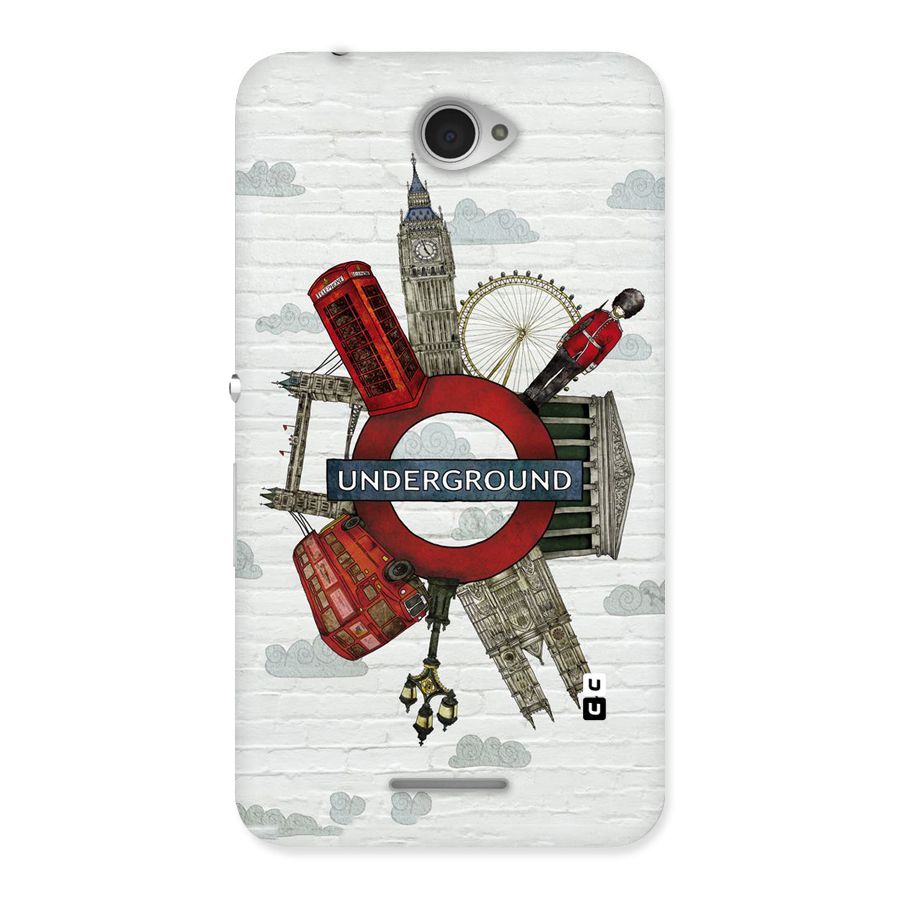 Underground Design Back Case for Sony Xperia E4