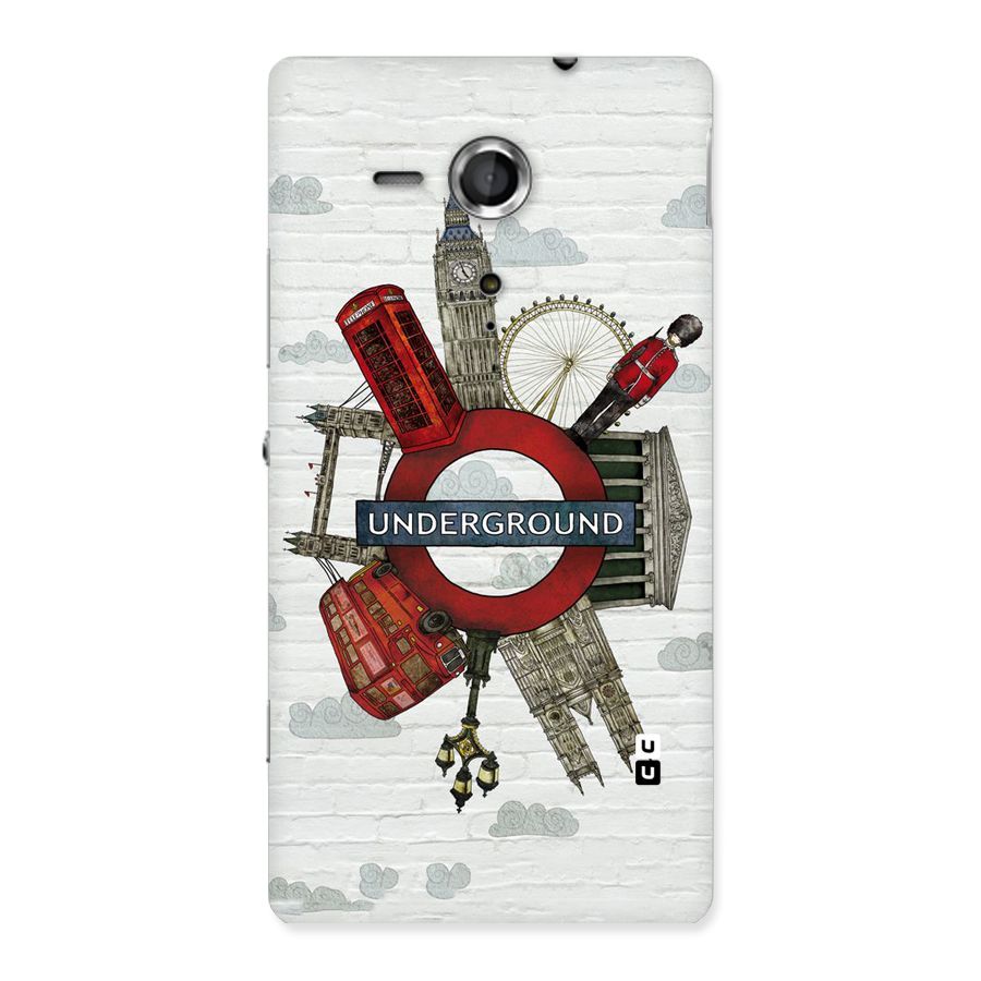 Underground Design Back Case for Sony Xperia SP