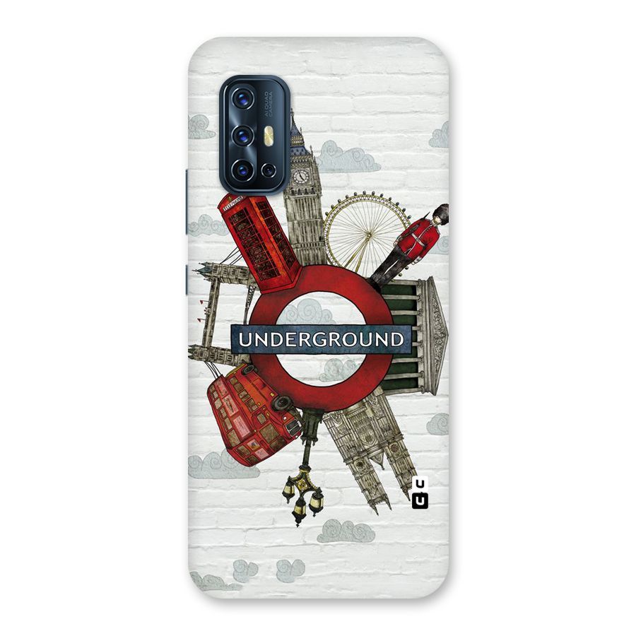 Underground Design Back Case for Vivo V17