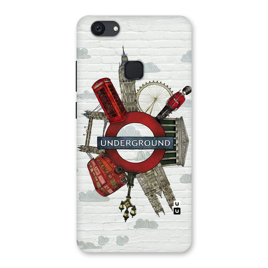 Underground Design Back Case for Vivo V7 Plus