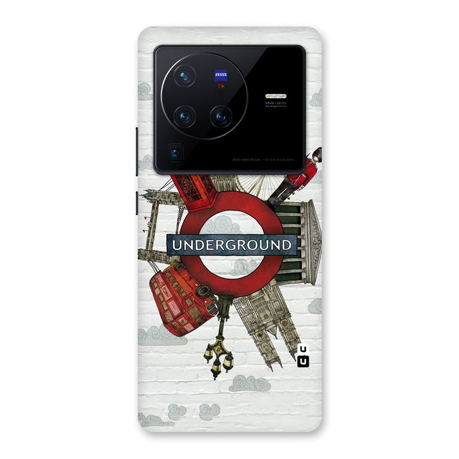 Underground Design Back Case for Vivo X80 Pro
