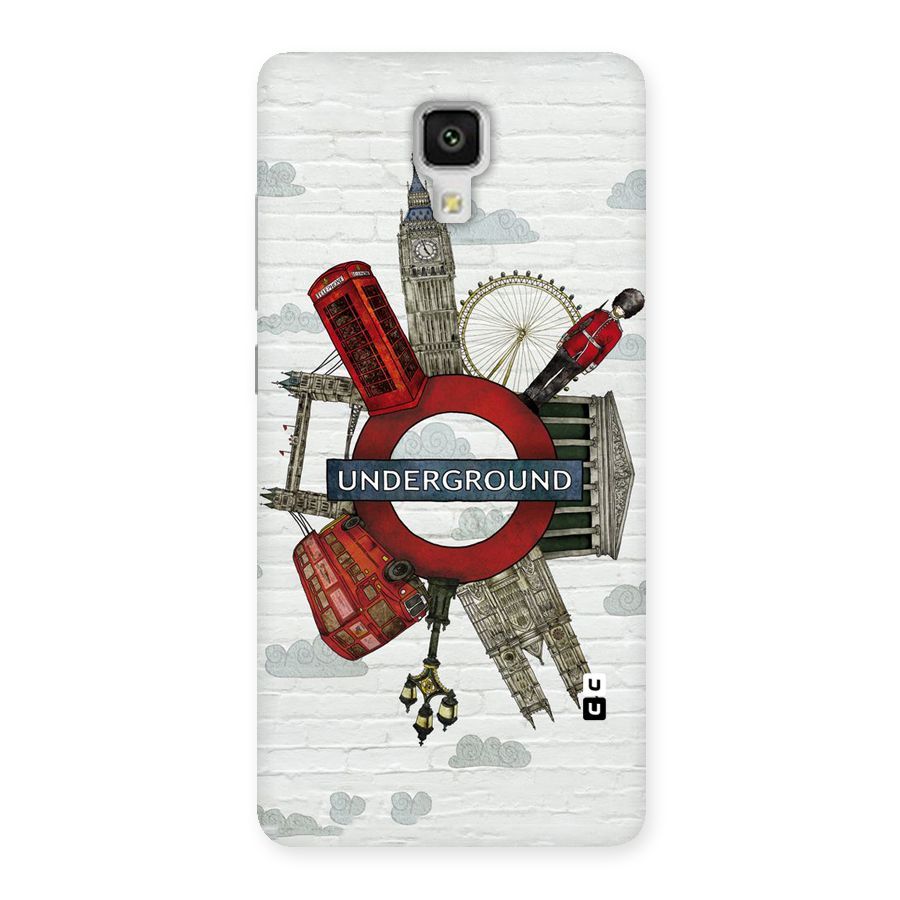 Underground Design Back Case for Xiaomi Mi 4