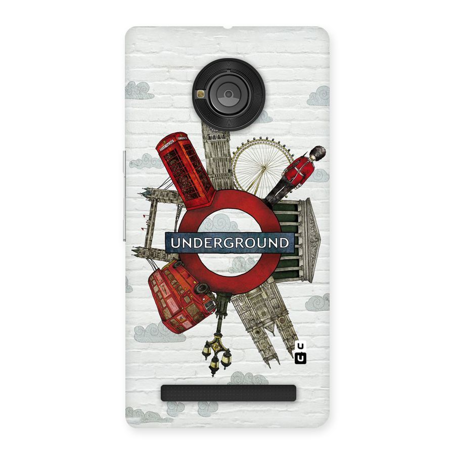 Underground Design Back Case for Yu Yunique