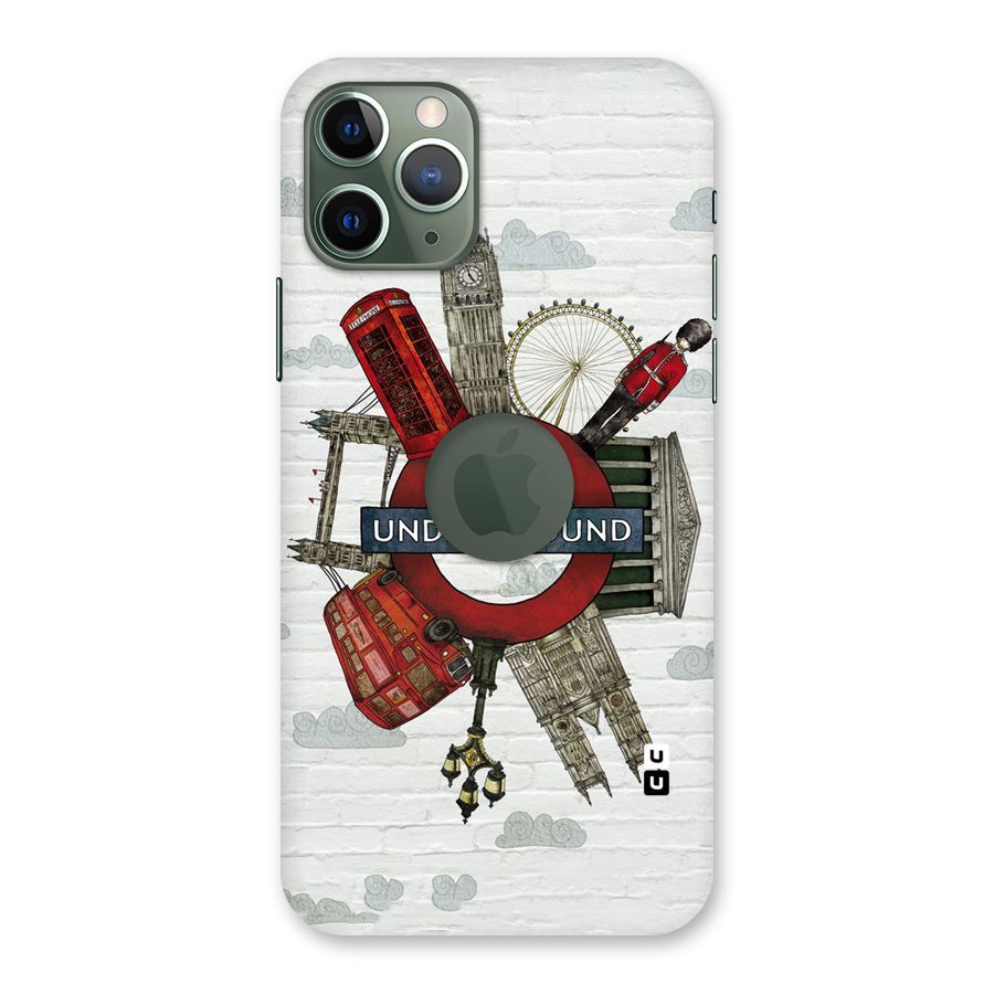 Underground Design Back Case for iPhone 11 Pro Logo  Cut