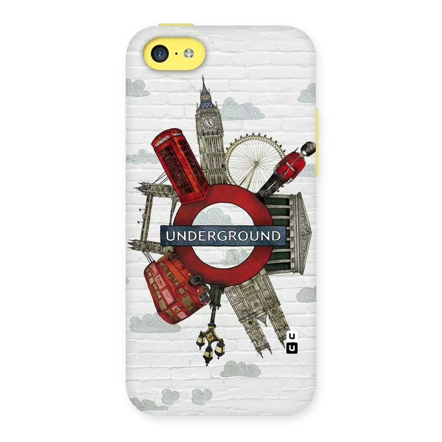 Underground Design Back Case for iPhone 5C