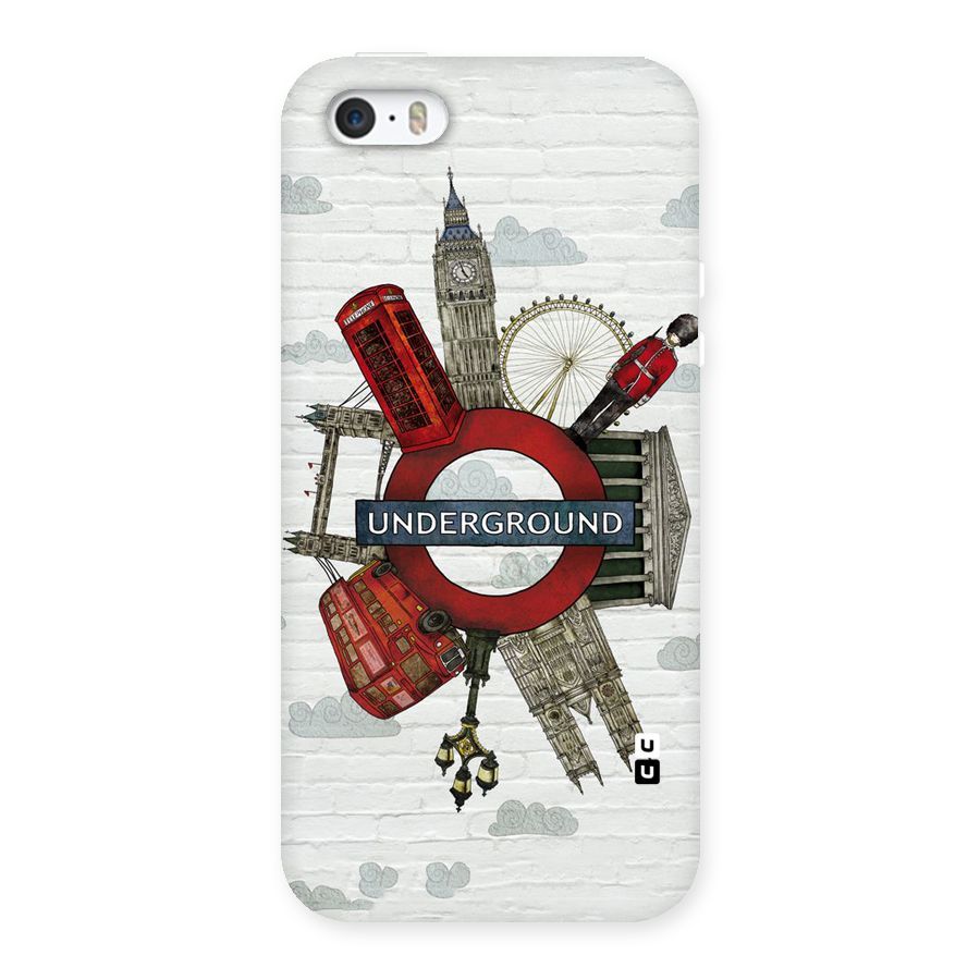 Underground Design Back Case for iPhone 5 5S
