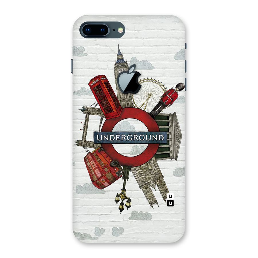 Underground Design Back Case for iPhone 7 Plus Apple Cut