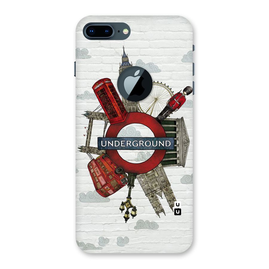 Underground Design Back Case for iPhone 7 Plus Logo Cut