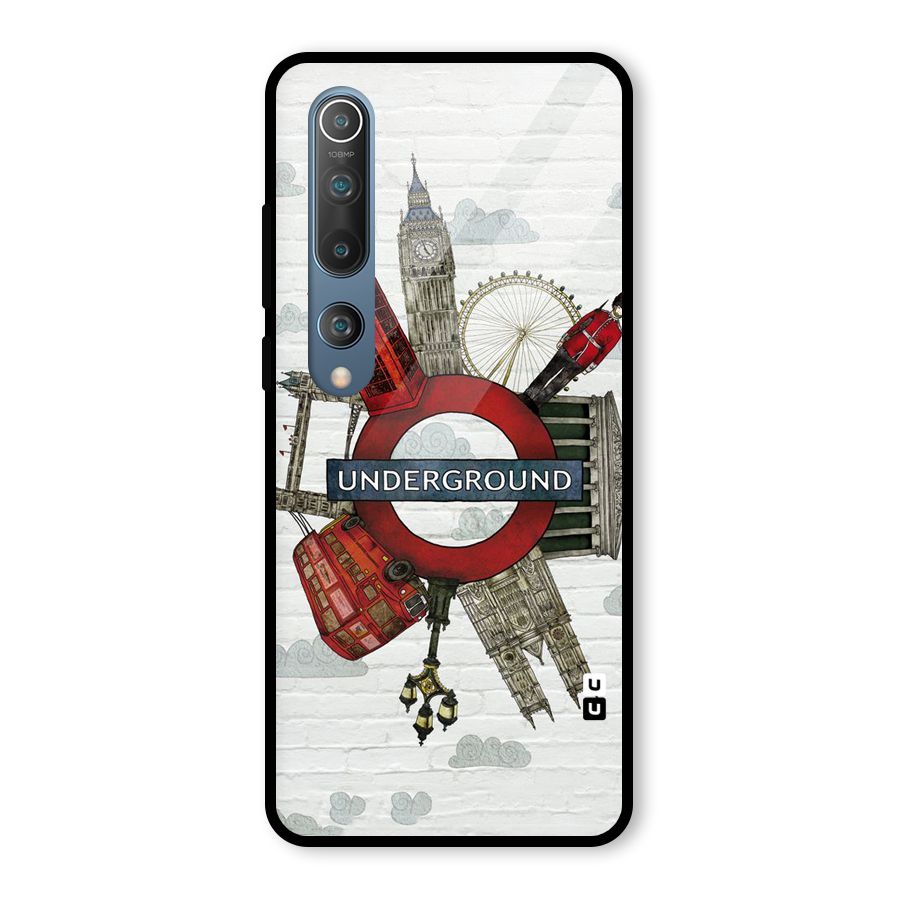 Underground Design Glass Back Case for Mi 10