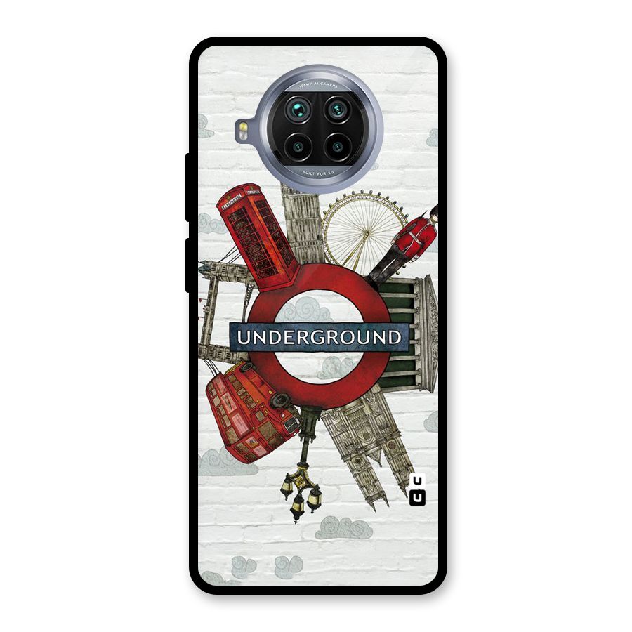 Underground Design Glass Back Case for Mi 10i