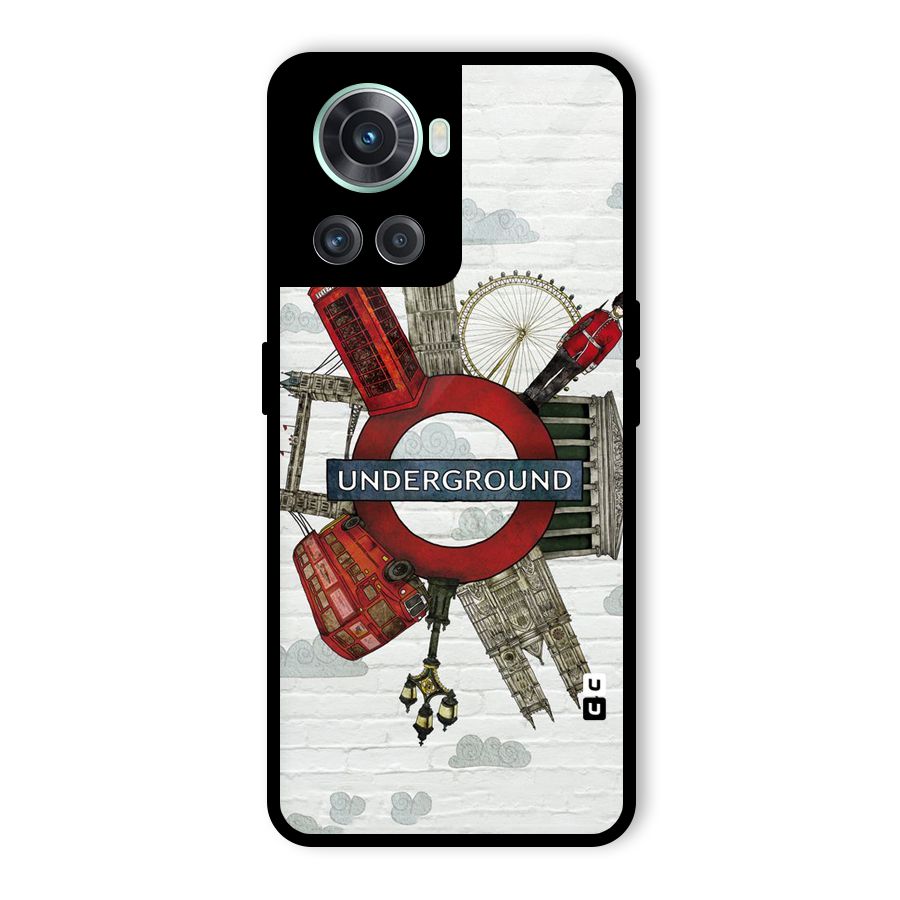 Underground Design Glass Back Case for OnePlus 10R
