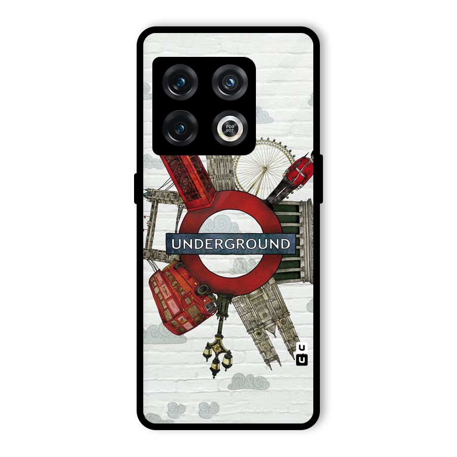 Underground Design Glass Back Case for OnePlus 10 Pro 5G