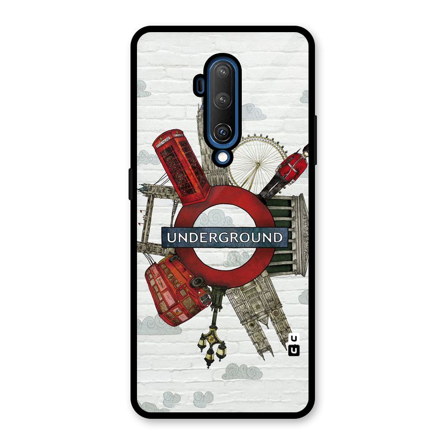 Underground Design Glass Back Case for OnePlus 7T Pro