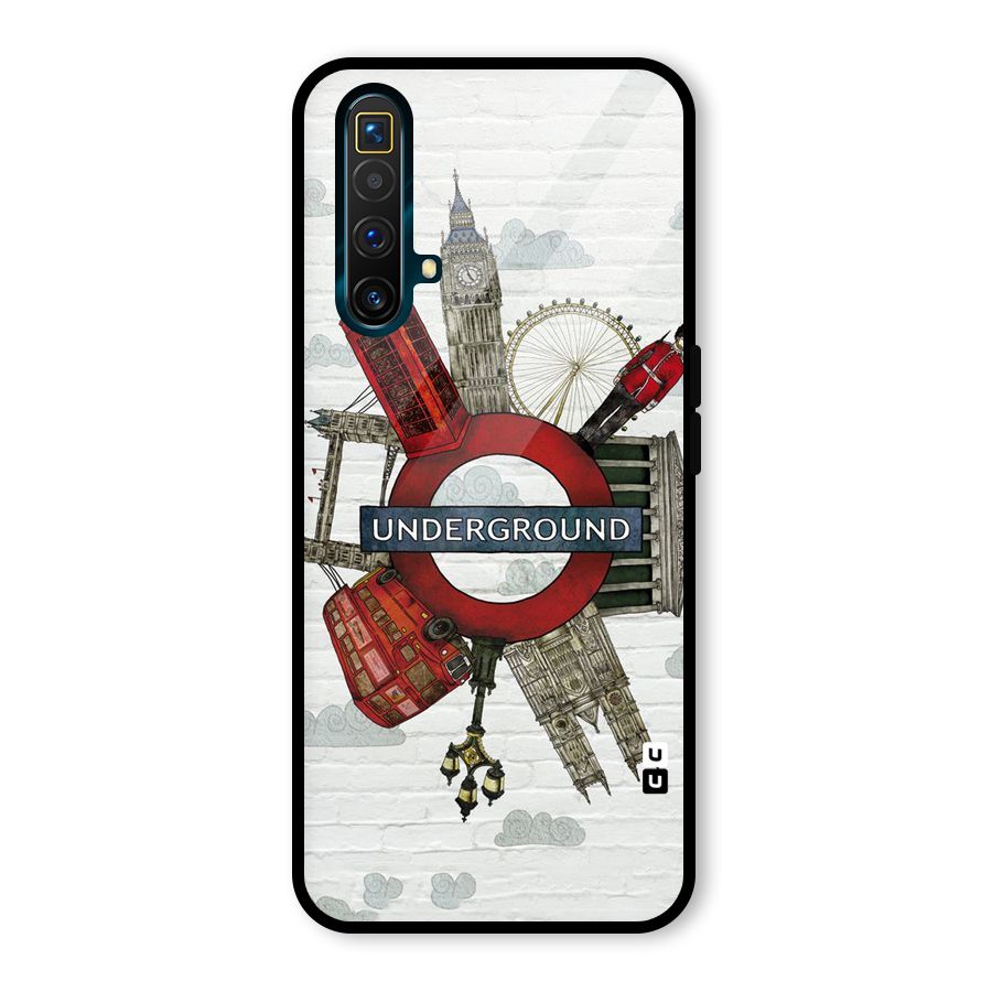 Underground Design Glass Back Case for Realme X3 SuperZoom