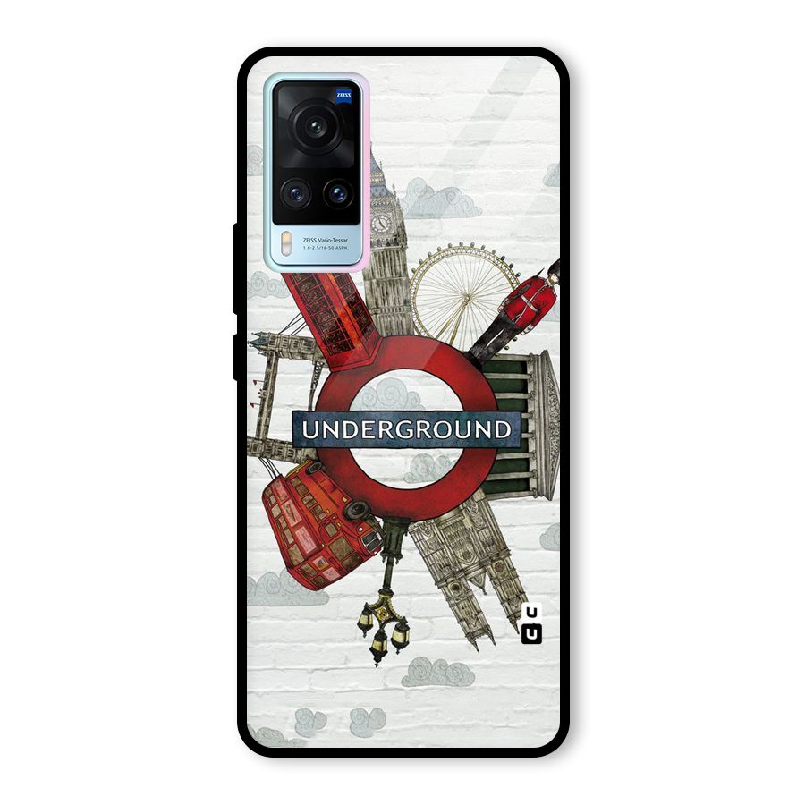 Underground Design Glass Back Case for Vivo X60
