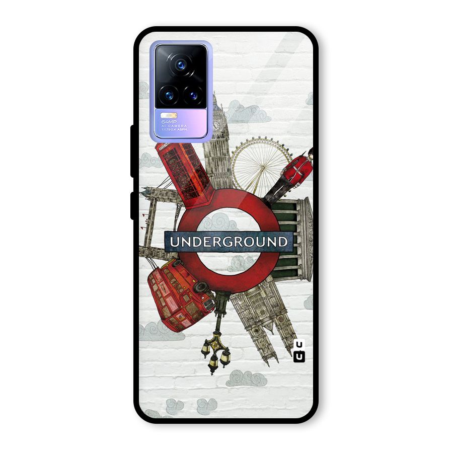 Underground Design Glass Back Case for Vivo Y73