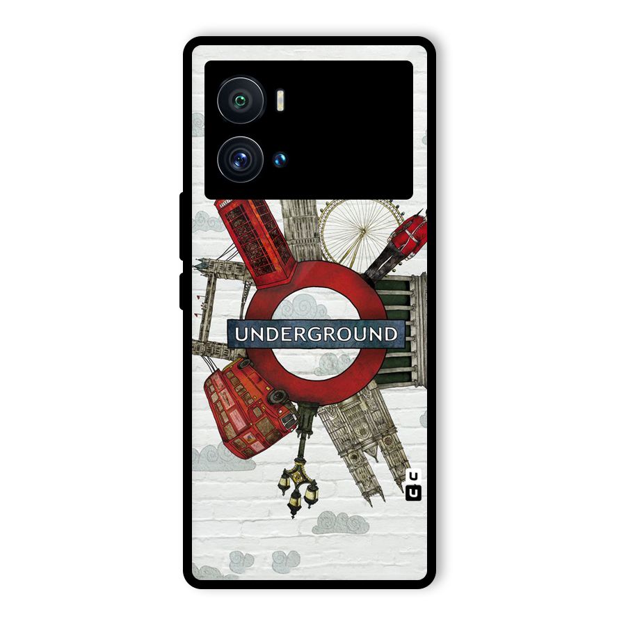 Underground Design Glass Back Case for Vivo iQOO 9 Pro