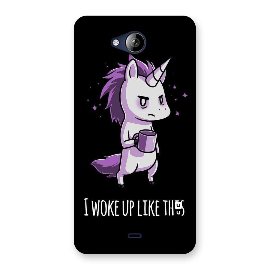 Unicorn Morning Back Case for Canvas Play Q355