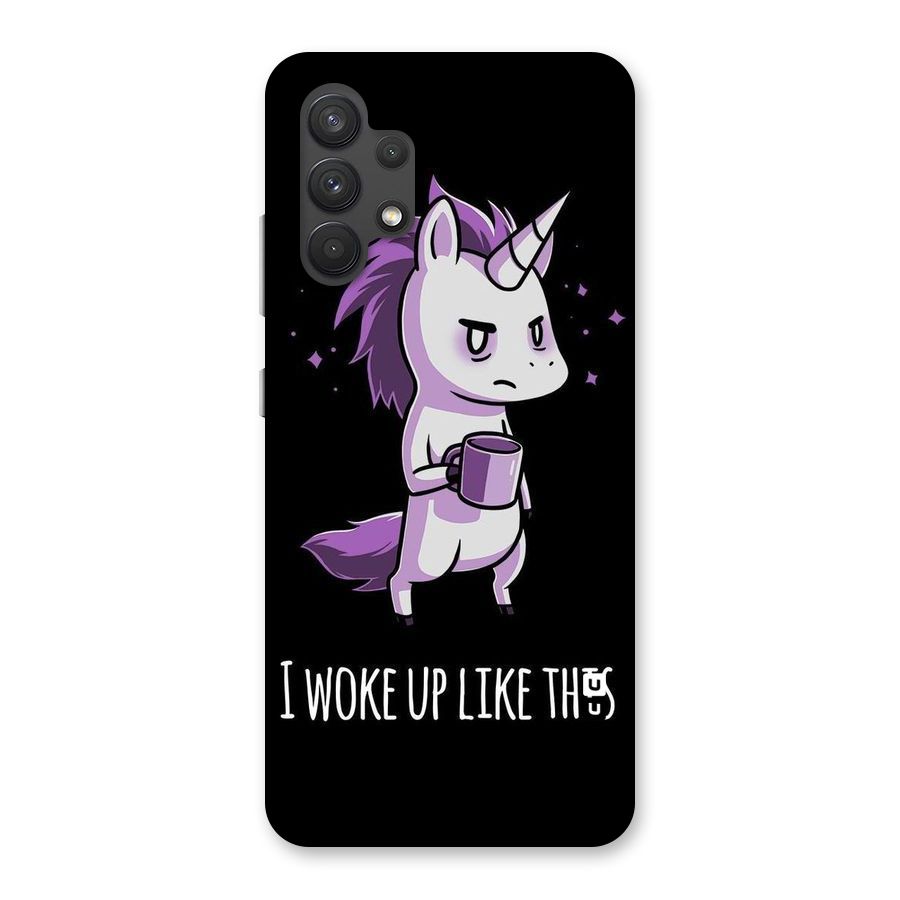 Unicorn Morning Back Case for Galaxy A32