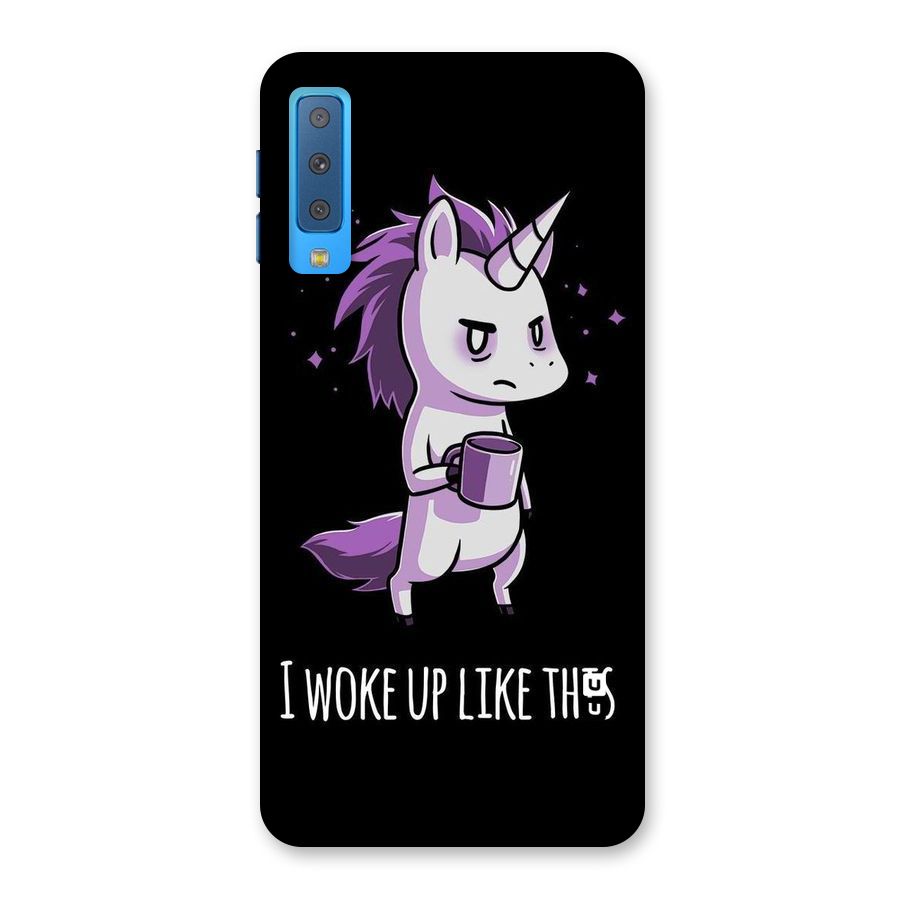 Unicorn Morning Back Case for Galaxy A7 (2018)