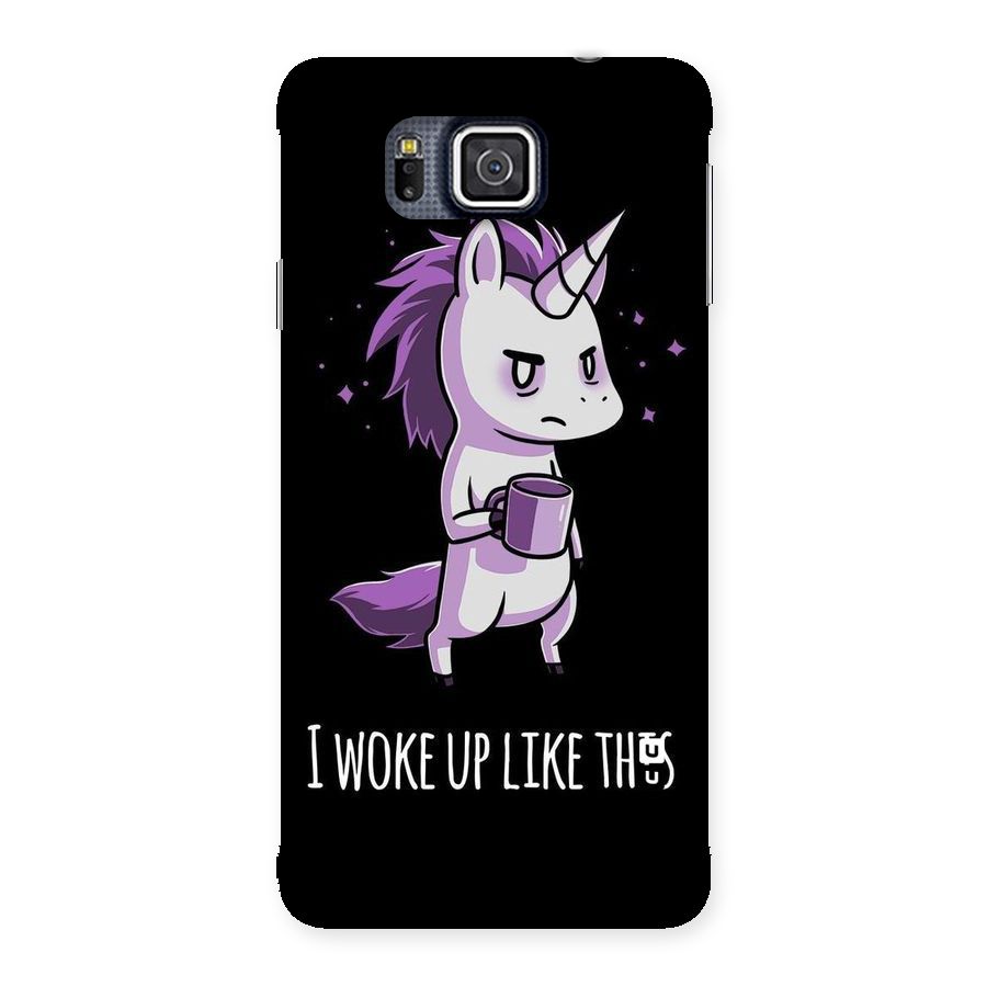 Unicorn Morning Back Case for Galaxy Alpha