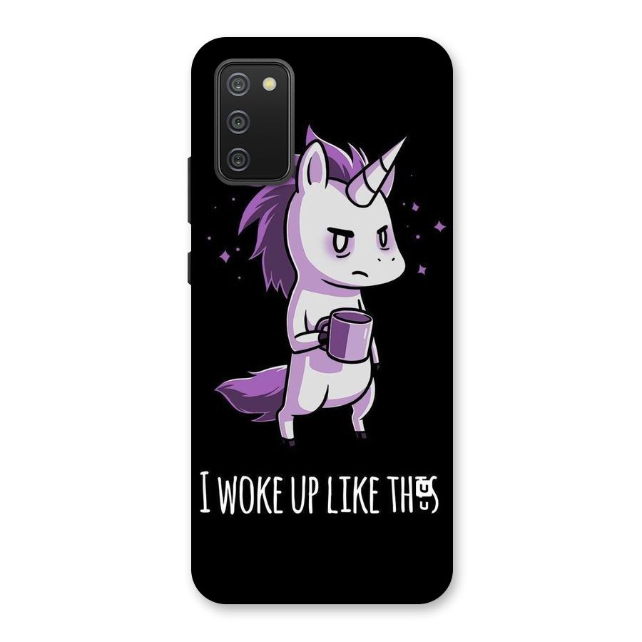 Unicorn Morning Back Case for Galaxy M02s