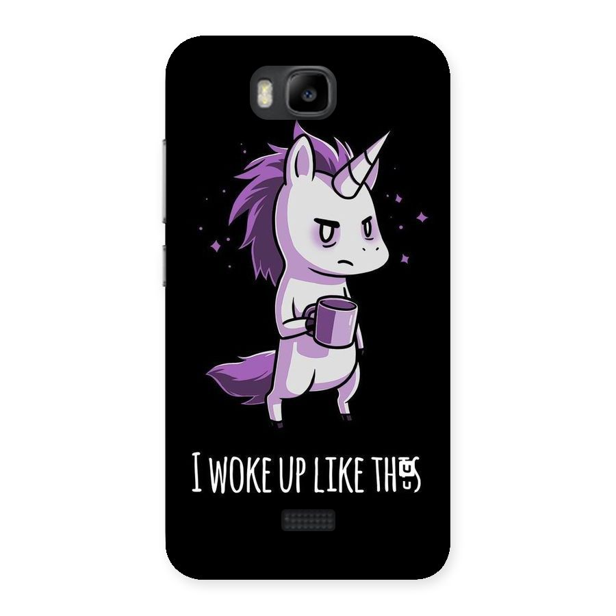 Unicorn Morning Back Case for Honor Bee