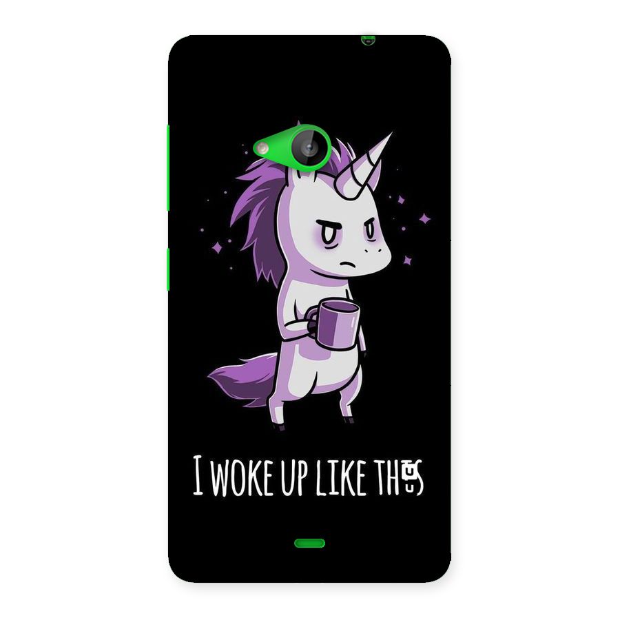 Unicorn Morning Back Case for Lumia 535
