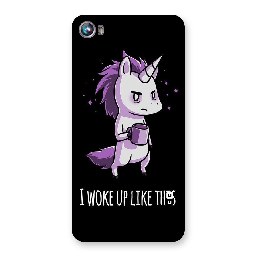 Unicorn Morning Back Case for Micromax Canvas Fire 4 A107