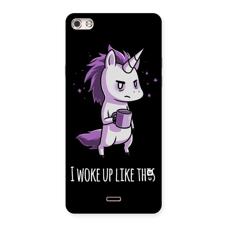 Unicorn Morning Back Case for Micromax Canvas Silver 5