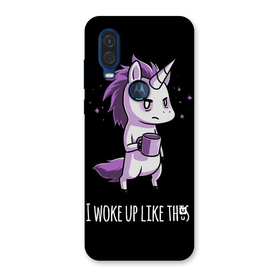 Unicorn Morning Back Case for Motorola One Vision