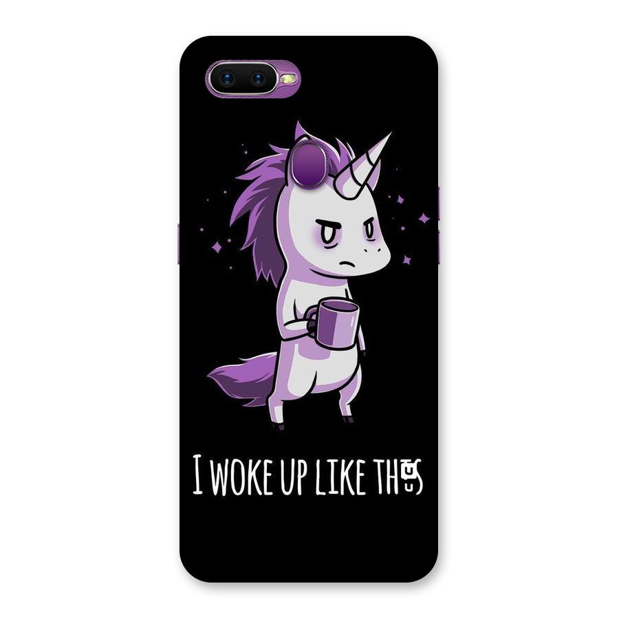 Unicorn Morning Back Case for Oppo F9