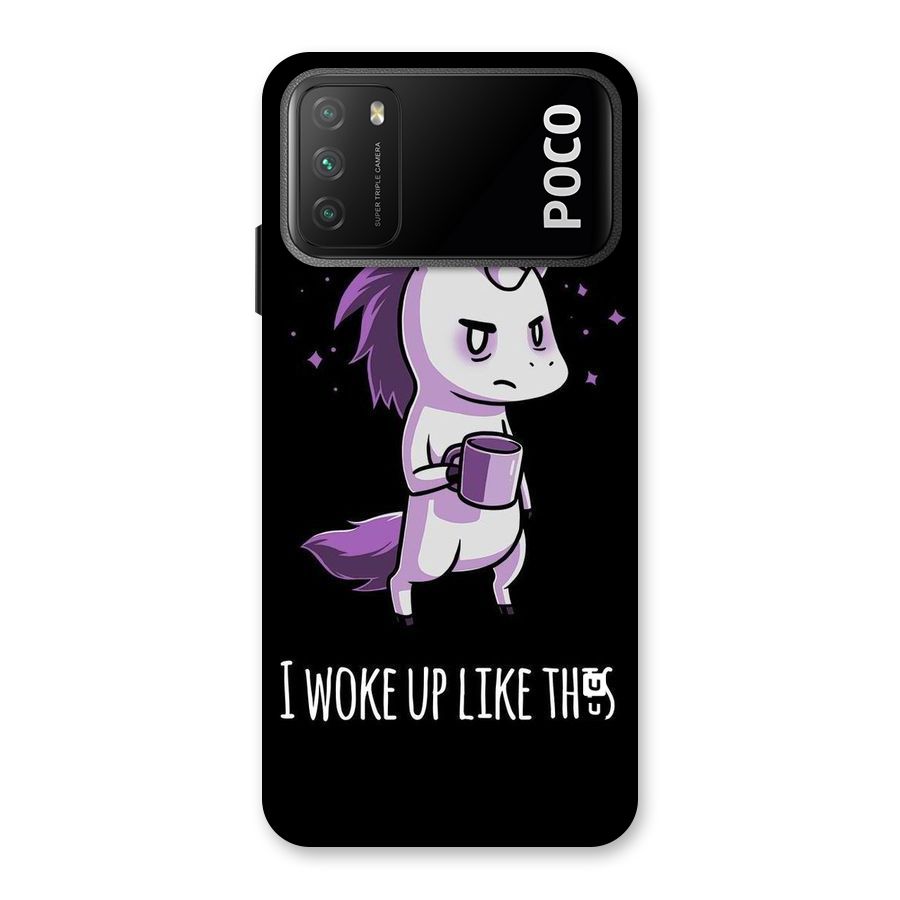 Unicorn Morning Back Case for Poco M3