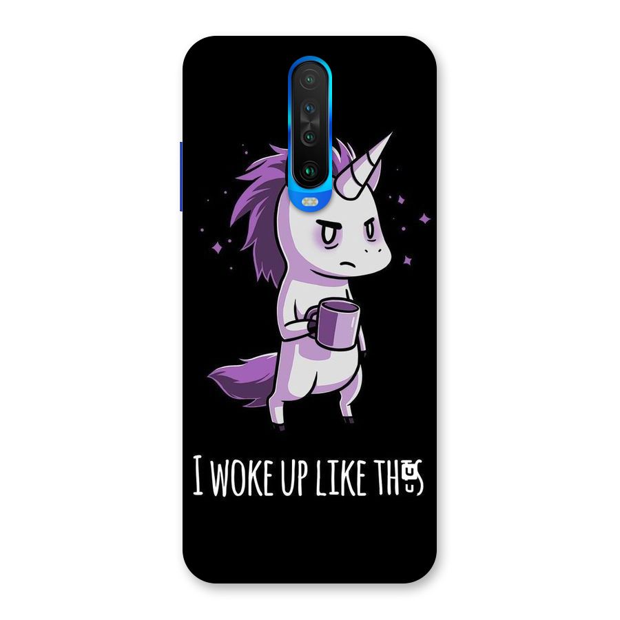 Unicorn Morning Back Case for Poco X2