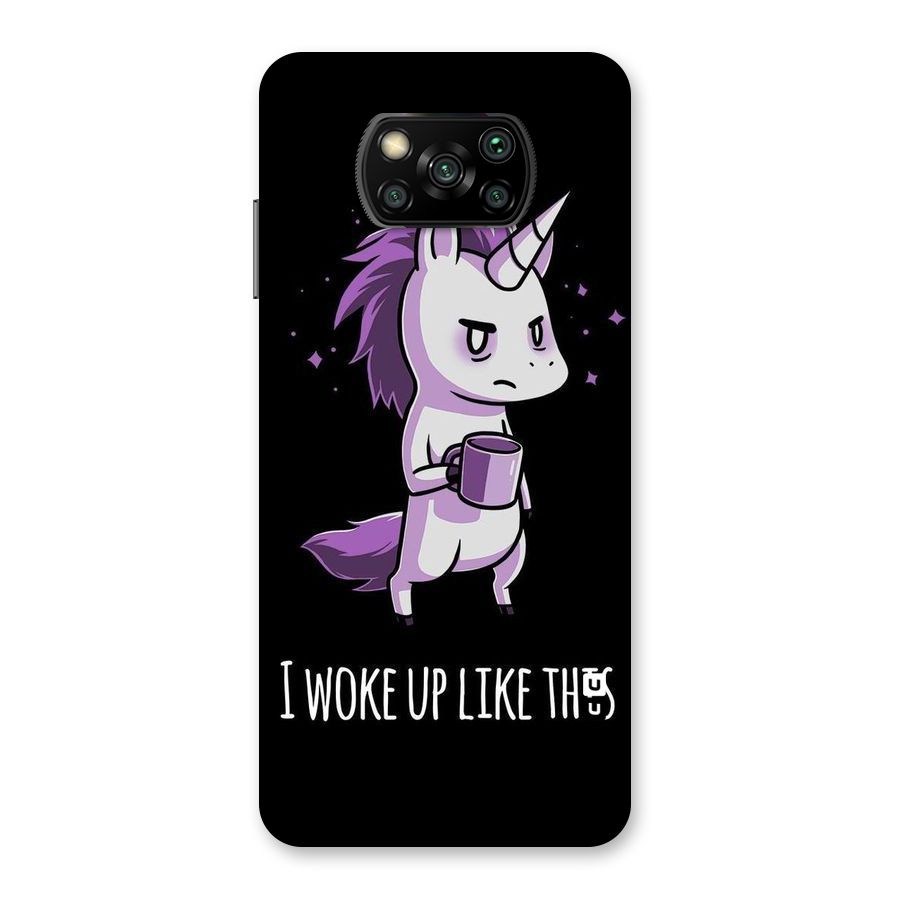 Unicorn Morning Back Case for Poco X3
