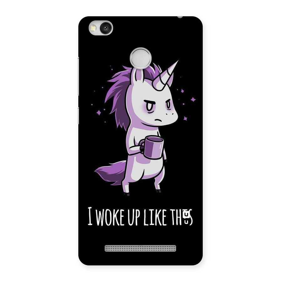 Unicorn Morning Back Case for Redmi 3S Prime