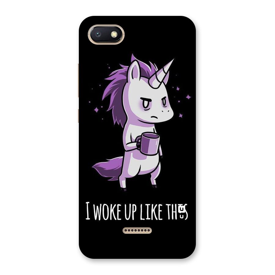 Unicorn Morning Back Case for Redmi 6A