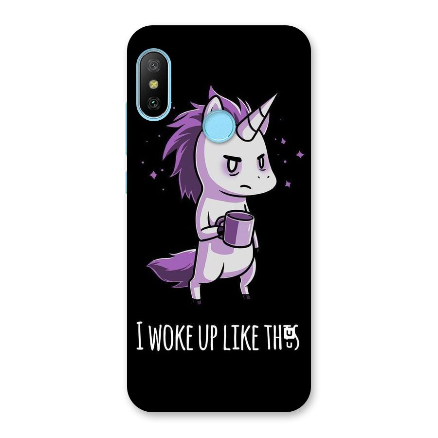 Unicorn Morning Back Case for Redmi 6 Pro