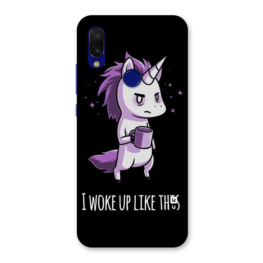 Unicorn Morning Back Case for Redmi 7