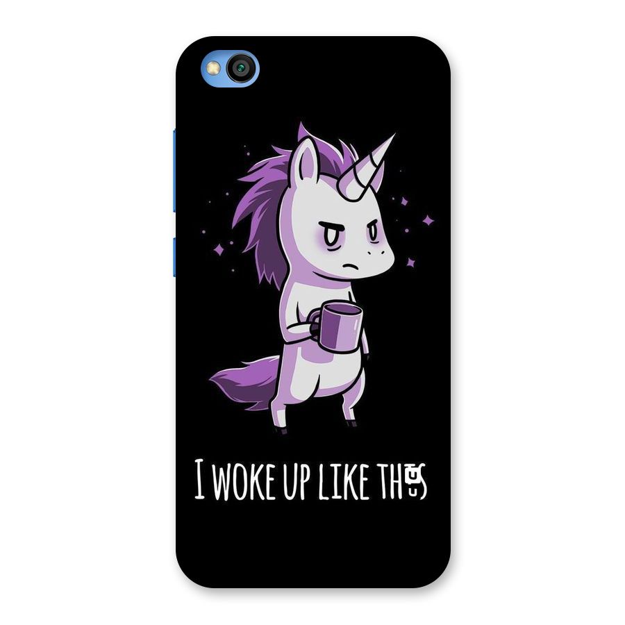 Unicorn Morning Back Case for Redmi Go