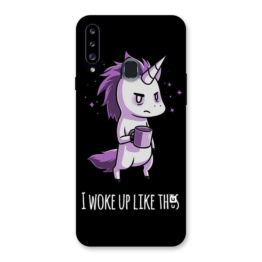 Unicorn Morning Back Case for Samsung Galaxy A20s