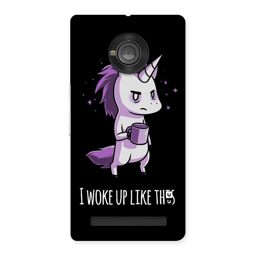 Unicorn Morning Back Case for Yu Yunique