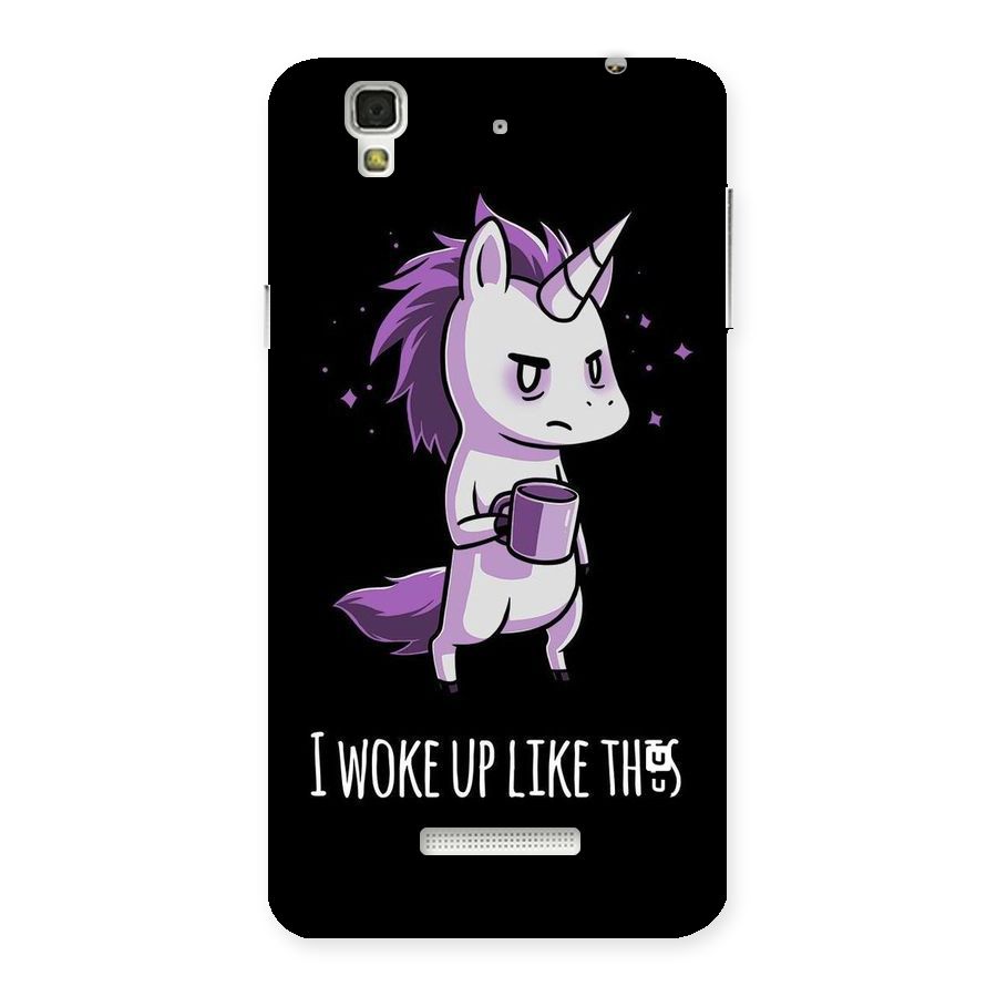 Unicorn Morning Back Case for Yu Yureka
