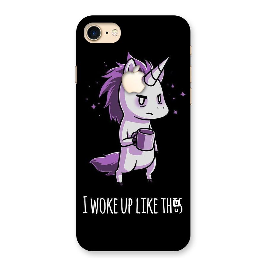 Unicorn Morning Back Case for iPhone 7 Apple Cut