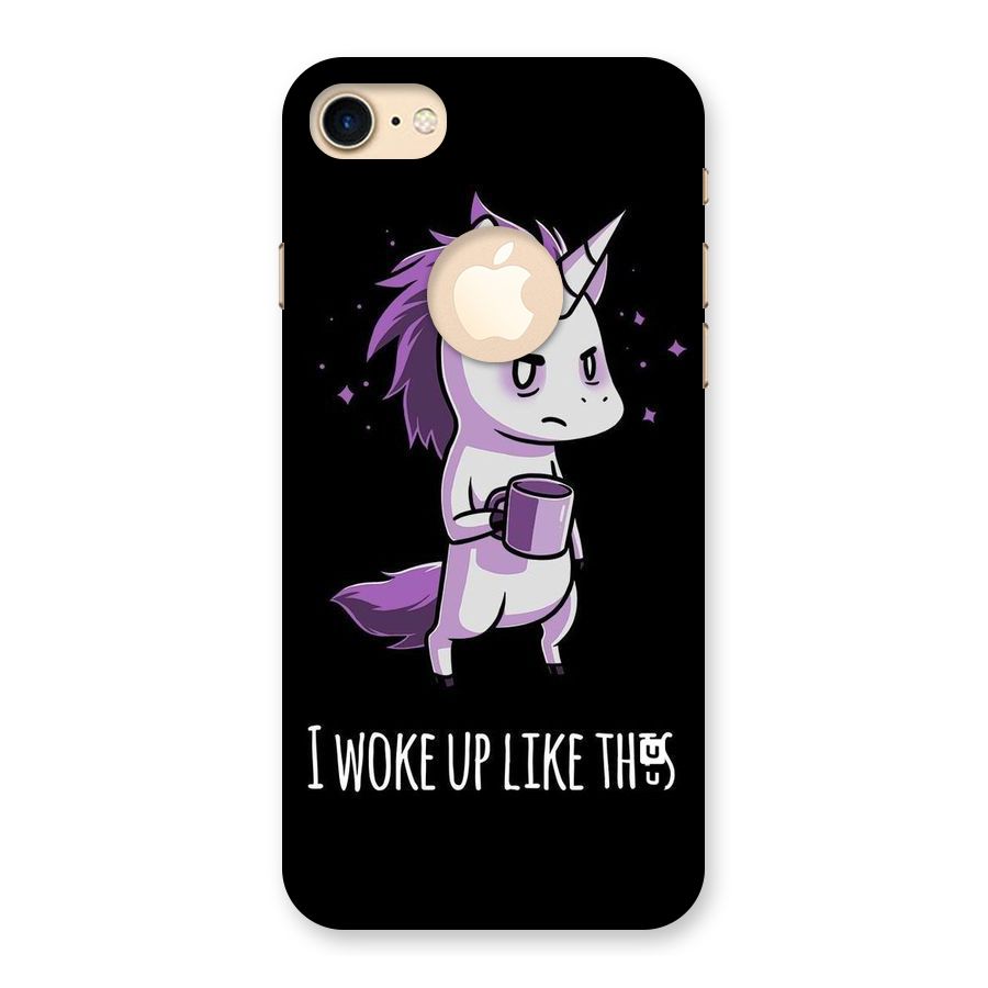 Unicorn Morning Back Case for iPhone 8 Logo Cut