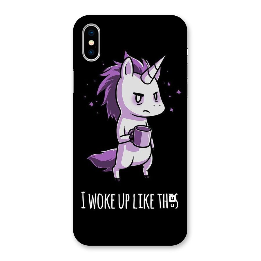 Unicorn Morning Back Case for iPhone X